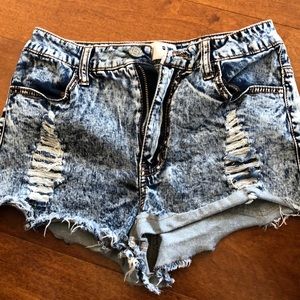 Denim Cutoff Shorts